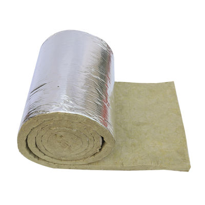 High Performance Building Insulation Non-combustible Rock Wool Board With Aluminum Foil Facing for Roof and HVAC Duct Energy Efficiency