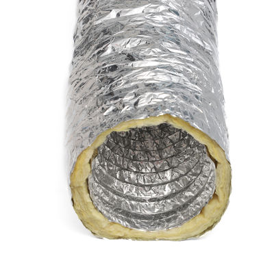 Sound-Reducing Insulation Flexible HVAC Duct Factory Direct Acoustic Insulated Flexible Air Ducting Hose for HVAC Systems Parts