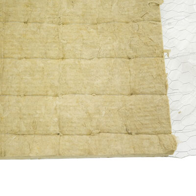 High-Temperature Wire Mesh Rock Wool Insulation Blanket for Commercial Construction
