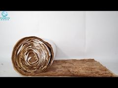 NUEVO - Manta de lana de vidrio marrón con revestimiento blanco